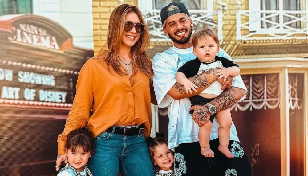 Virginia e Zé Felipe são vistos juntos com os filhos em saída descontraída em Goiânia