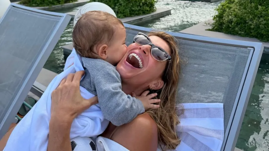 Gisele Bündchen compartilha fotos raras do filho caçula com Joaquim Valente