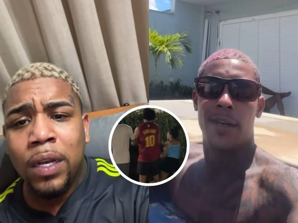 MC Borges acusa Poze do Rodo de agressão e mostra namorada sendo chutada durante invasão