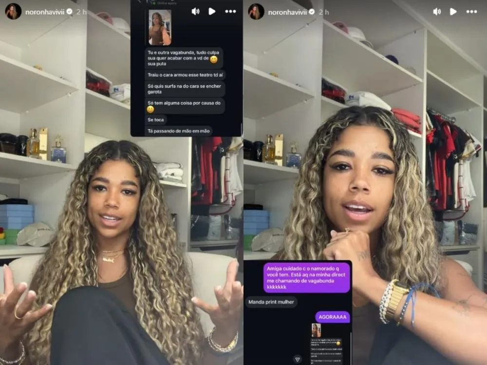 Vivi Noronha expõe agressor na web e dá recado à namorada do rapaz