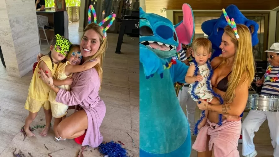 Vini Jr. surpreende Virginia Fonseca ao montar bloquinho de Carnaval para a família