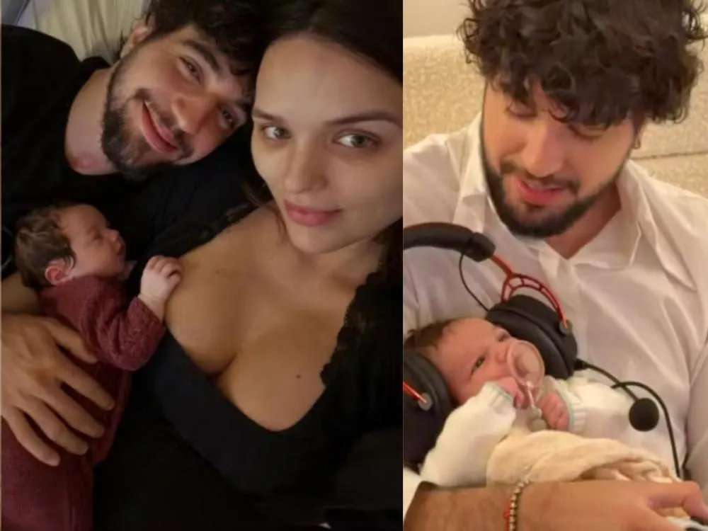 Nattan se derrete ao mostrar novos registros com Rafa Kalimann e a filha Zuza