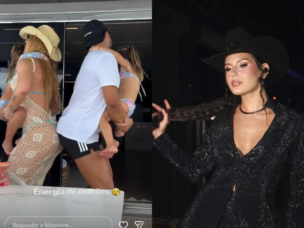 Virginia Fonseca curte passeio de lancha com as filhas e dança hit do verão