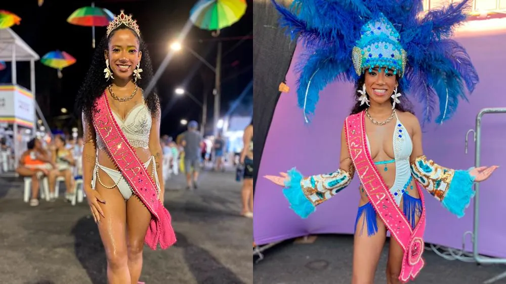 Rainha do Carnaval de Araxá, Simone Vulcano enfrenta ataques e rebate: “Não deixei isso tirar meu brilho”
