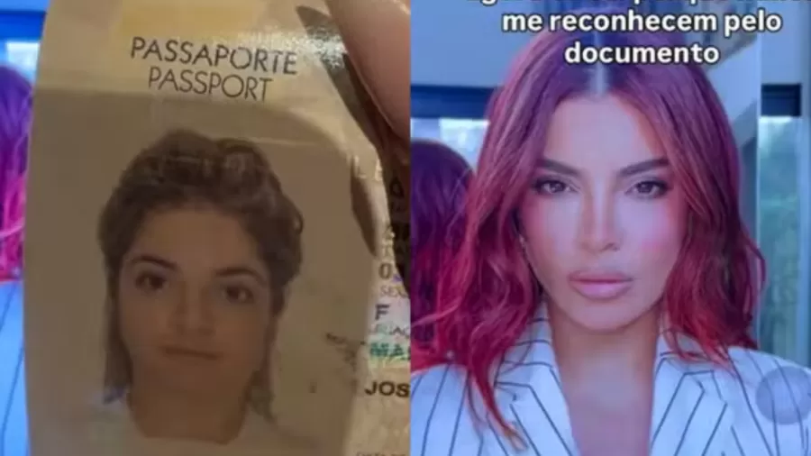 Gkay brinca com foto de documento e surpreende seguidores com comparação de visual