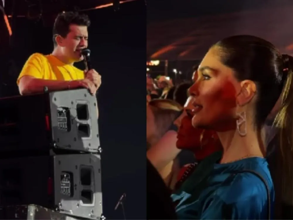 Hugo transforma show em desabafo emocionante após perda do filho