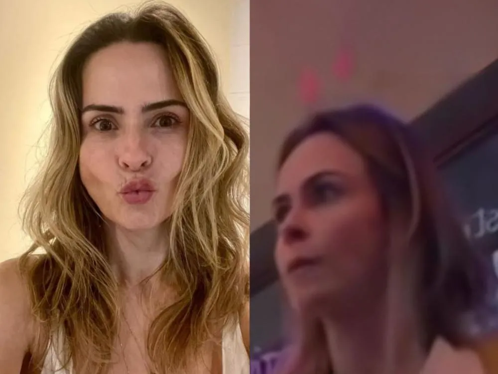 Ana Paula Renault se irrita com barulho e discute com donos de bar