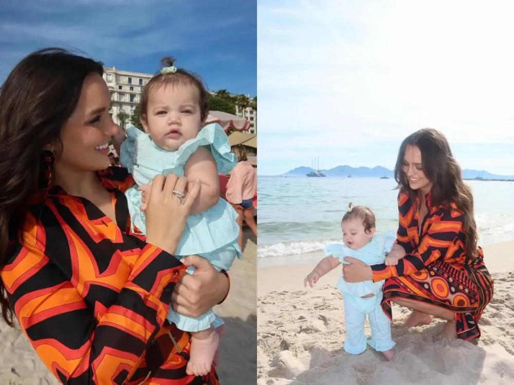 Rafa Kalimann compartilha momentos de Zuza em Cannes e encanta a web