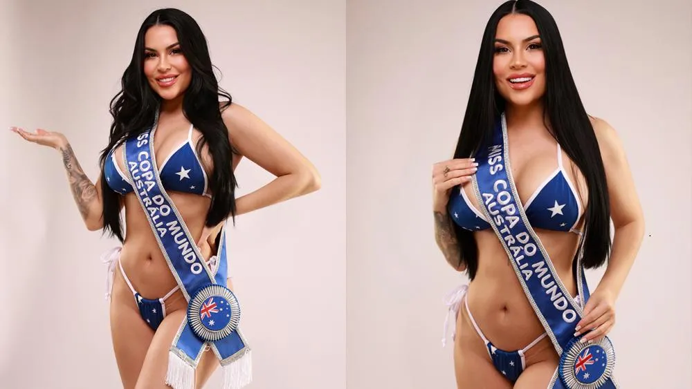 Jéssica Amaral é eleita Miss Austrália na Copa do Mundo; relembre a carreira dela