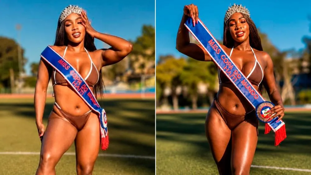 Conheça Ana Francisco, modelo que sofreu racismo e foi coroada Miss Haiti na Copa do Mundo