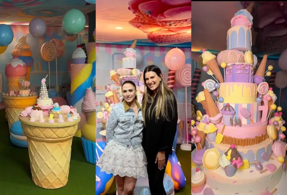 Tata Werneck mostra detalhes da festa de 7 anos da filha com Rafa Vitti (Foto: Reprodução/Instagram)
