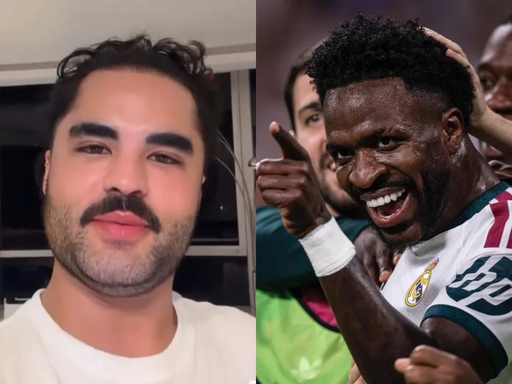 Lucas Guedez e Vini Jr. (Fotos: Reprodução/Instagram @lucasguedez e @vinijr)